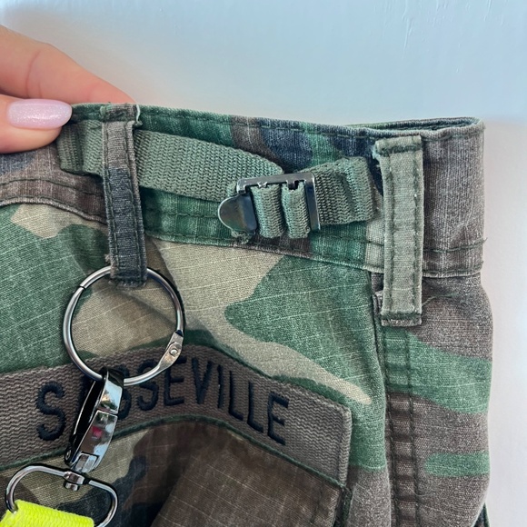 Furst of a Kind Camo Mini Skirt w/ Neon Straps & Name Patch - Picture 9 of 10